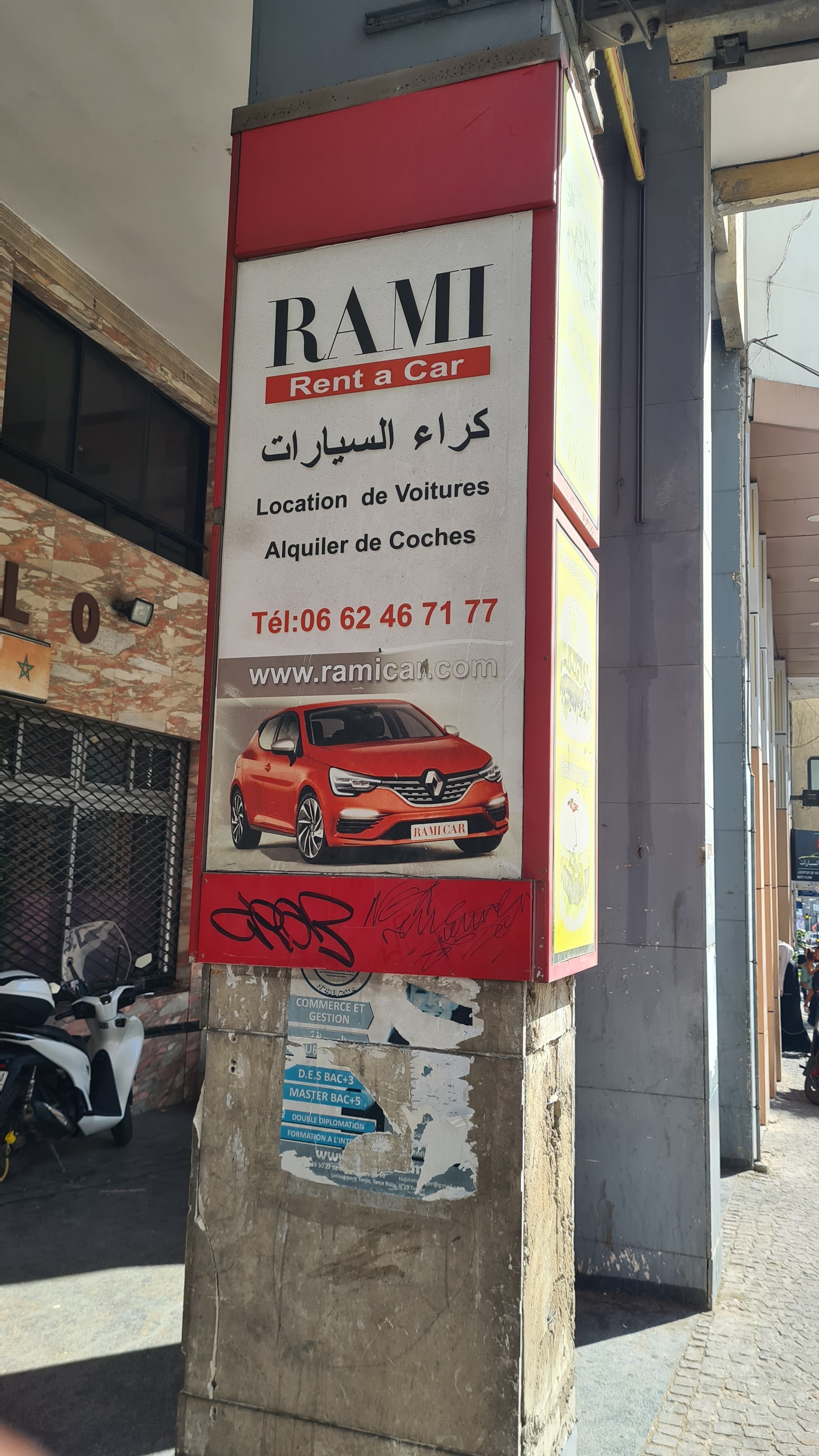 Die Suche nach einem Mietwagen dauert einen halben Tag